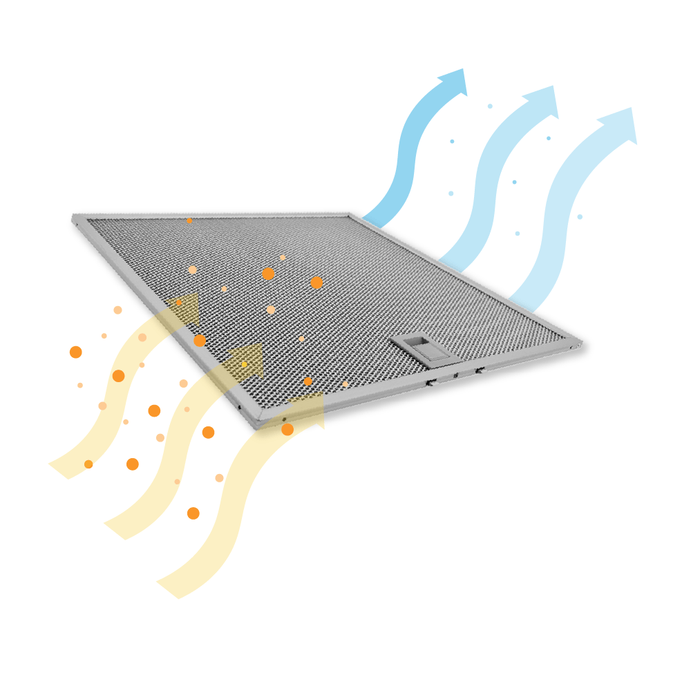 Metaalfilter 320x330mm geschikt voor Bosch 362381 / 00362381