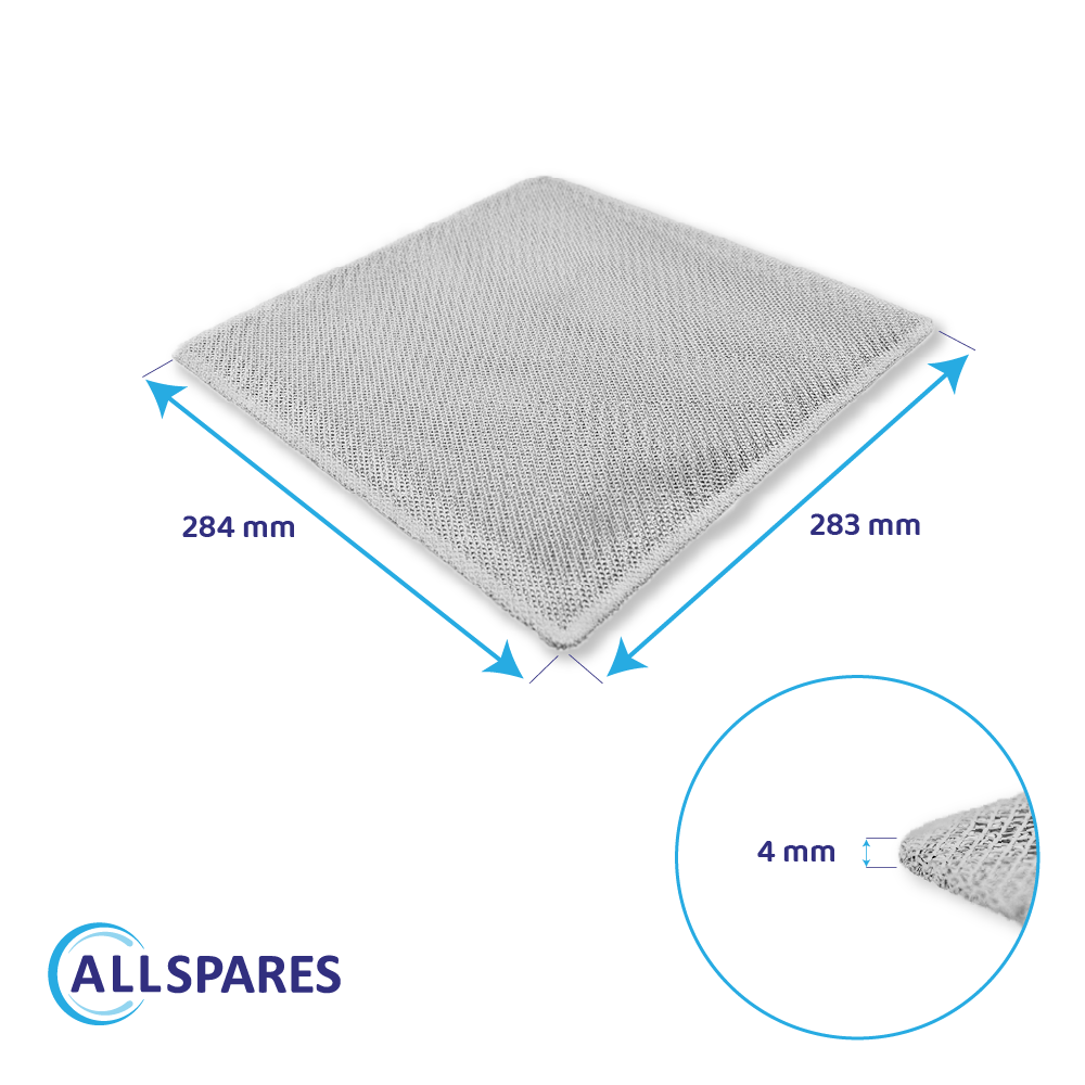 Metaalfilter 284x283mm geschikt voor Neff 298619 / 00298619