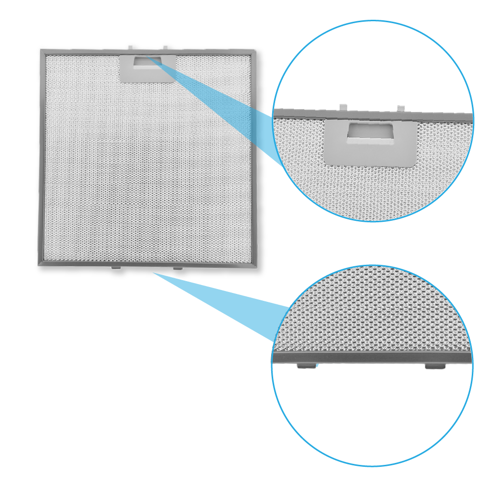 Metaalfilter 320x320mm geschikt voor Ikea 481248058144