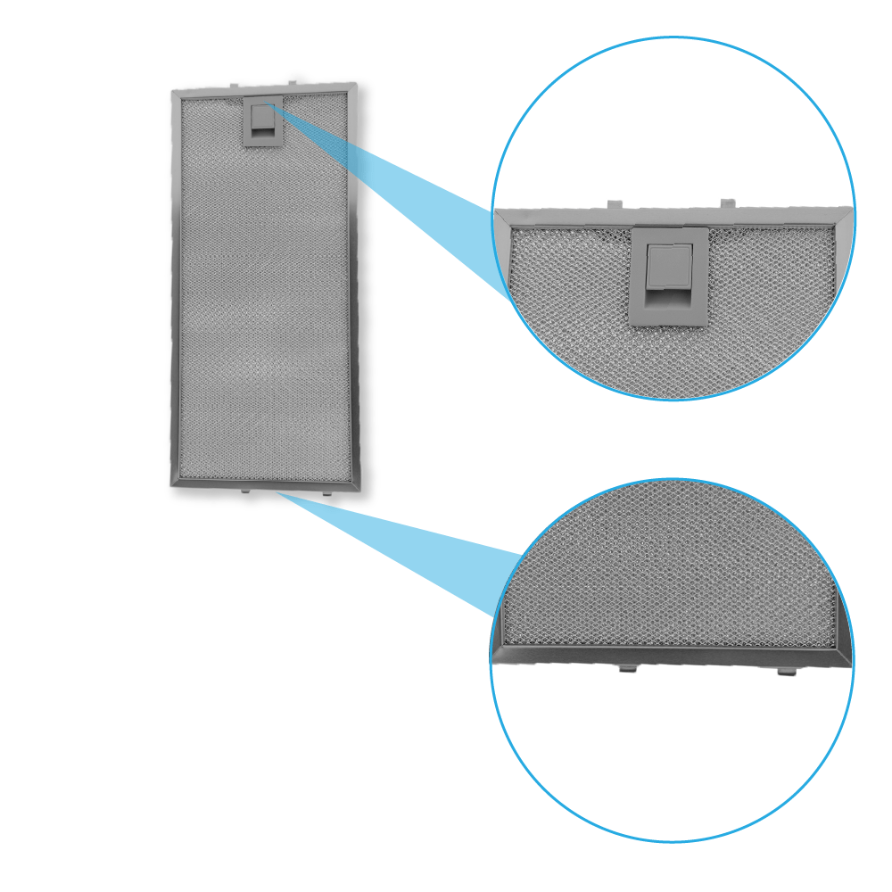 Metaalfilter 350x164mm geschikt voor Neff 435204 / 00435204