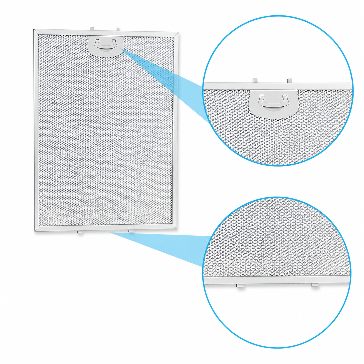 Metaalfilter 352x284mm geschikt voor Samsung DG81-00383A