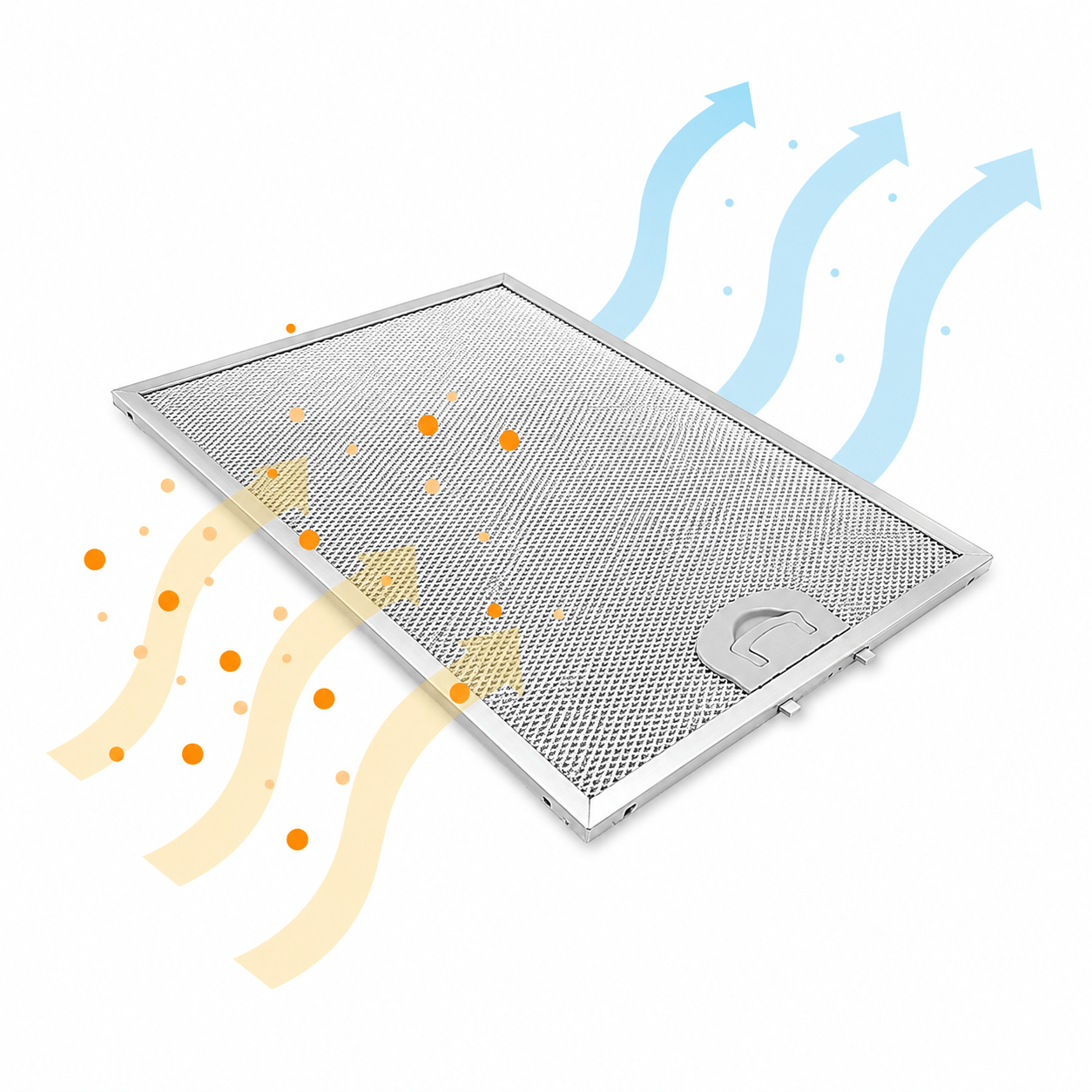 Metaalfilter 352x284mm geschikt voor Samsung DG81-00383A