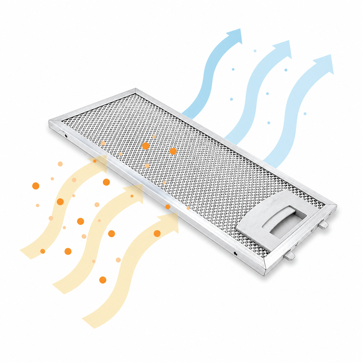 Metaalfilter 250x110mm geschikt voor Balay 11022470