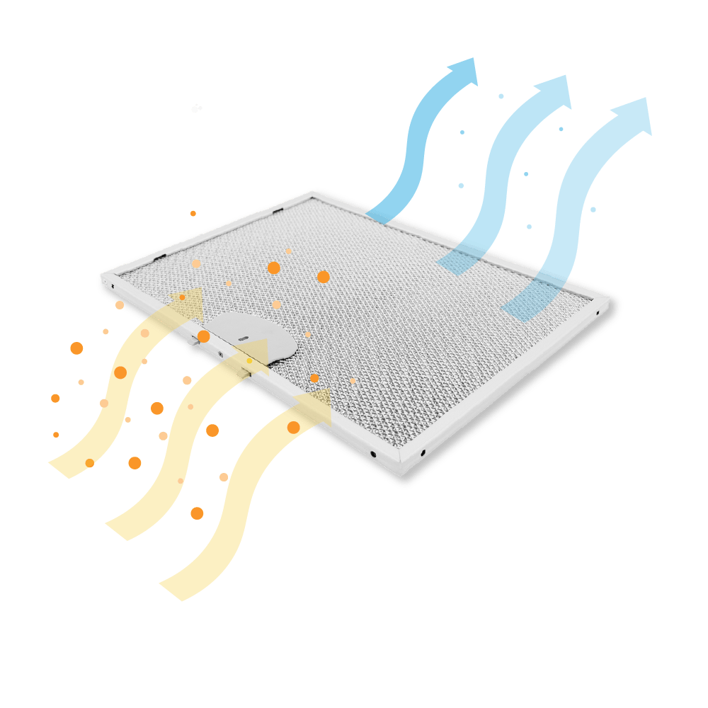 Metaalfilter 300x225mm geschikt voor Airone ACFMAA9X30X22MC000