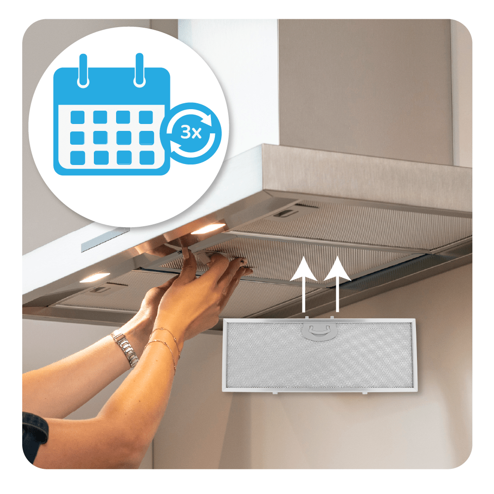 Metaalfilter 398x150mm geschikt voor Airone ACFMAA9X150X398000