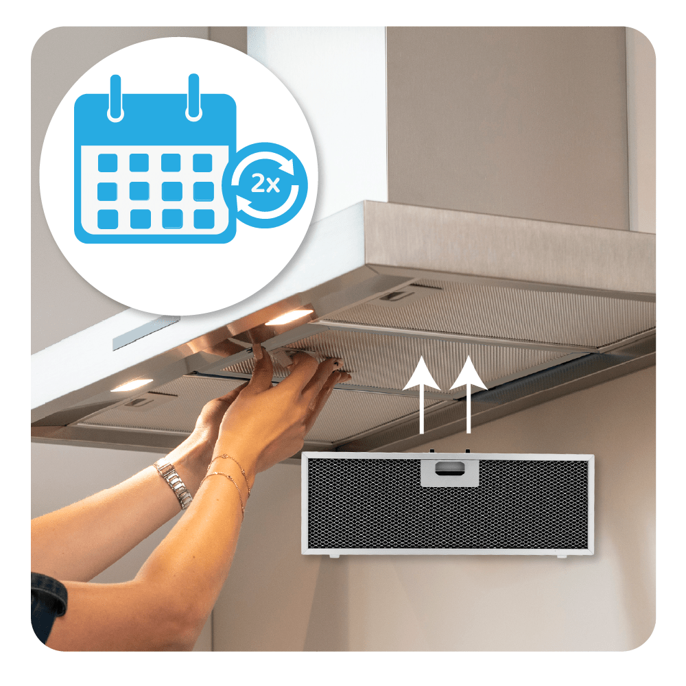 Longlife Koolstoffilter geschikt voor AEG OdourClean Plus MCFB86PL / 9029865830