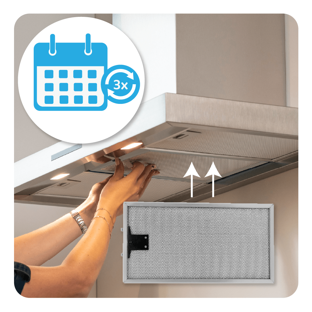 Metaalfilter 320x171mm geschikt voor Miele 8258211