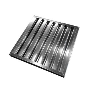 Lamellenfilter 400x400x25mm (Type B) voor Horeca Afzuigkap
