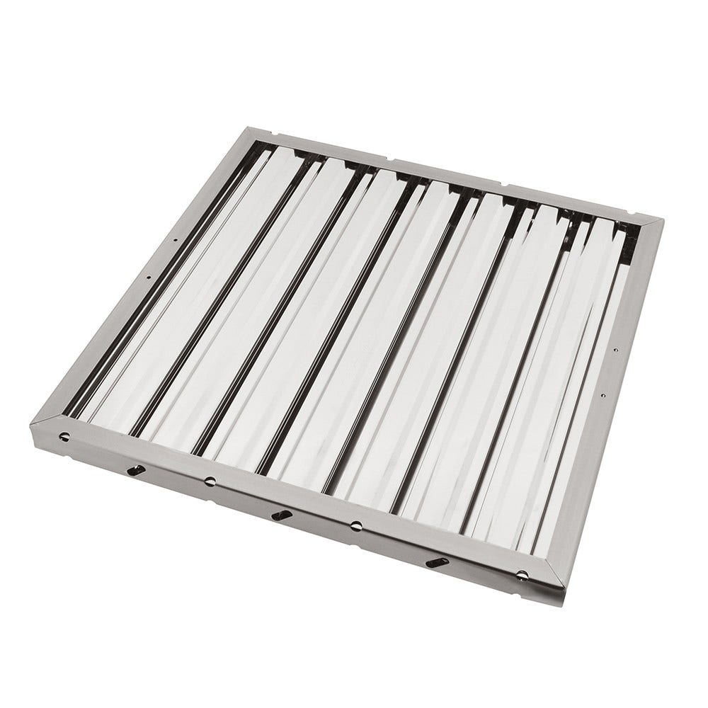 Lamellenfilter 400x400x25mm (Type A) voor Horeca Afzuigkap