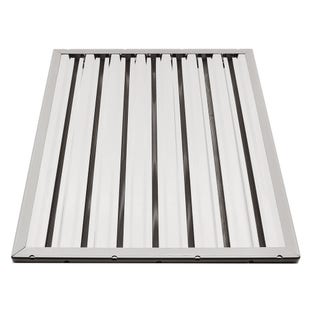 Lamellenfilter 500x400x25mm (Type A) voor Horeca Afzuigkap