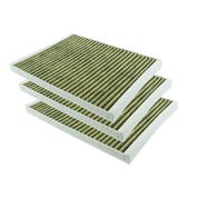 CleanAir Plus Koolstoffilter geschikt voor Bosch 11034226 / DIZ1JX1B6 (3St.)
