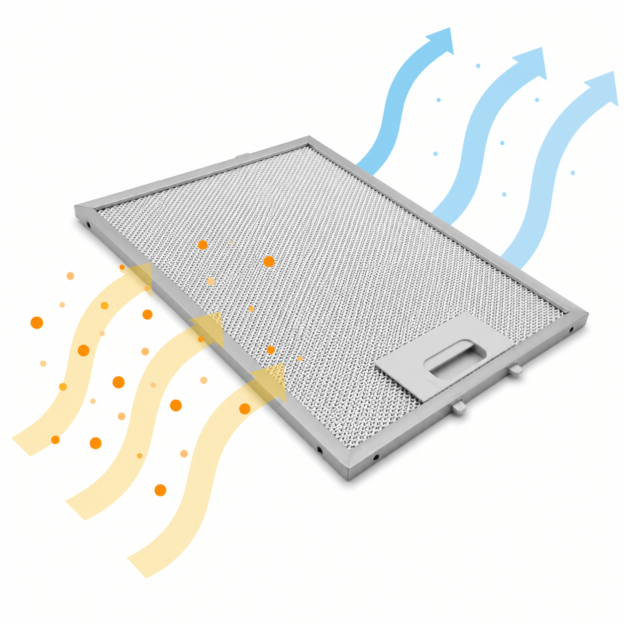 Metaalfilter geschikt voor Ikea 215x268x8mm 481248048083