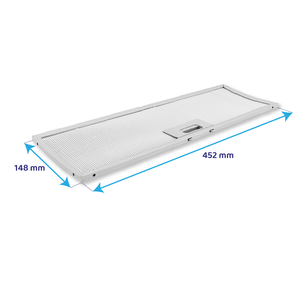 Elica Metaalfilter 452x148x14mm GF02VC