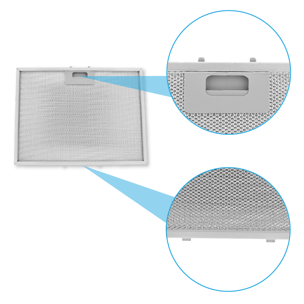 Indesit Metaalfilter 360x270mm C00515919