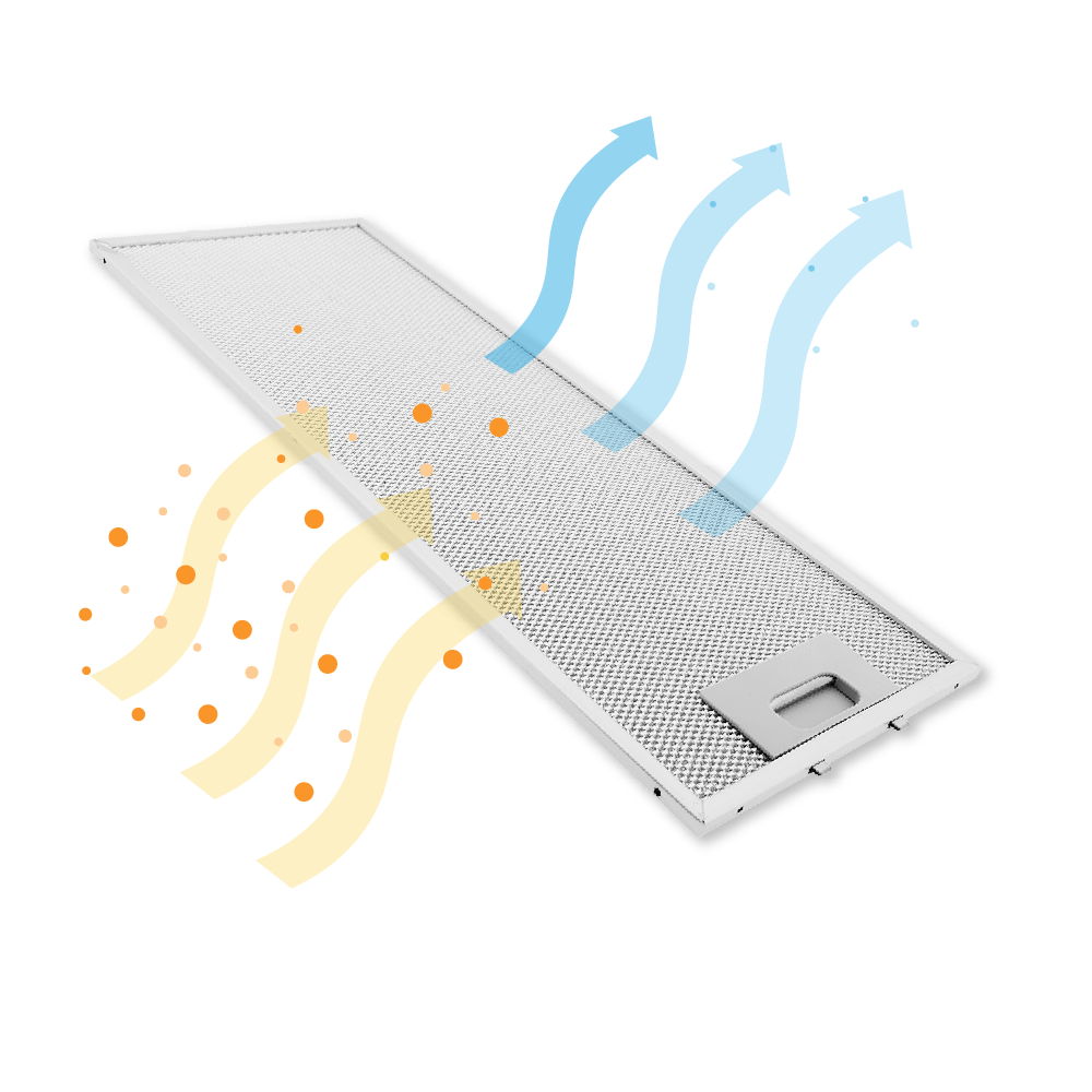 V-Zug Metaalfilter 468x183mm DF-L / Df-L6-c / 981106