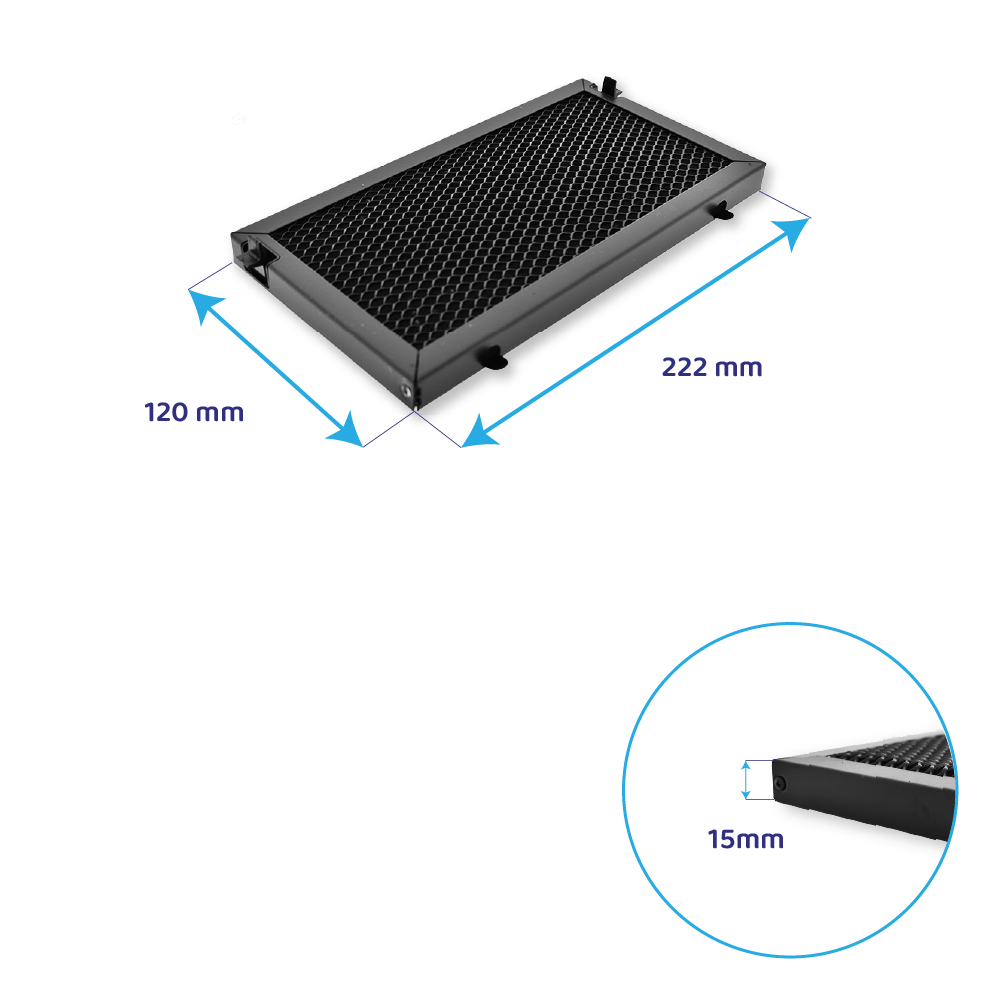 Falmec Carbon.Zeo Microtech Regenereerbare Filter KACL.967/ KACL.1055 / VERSO EASY