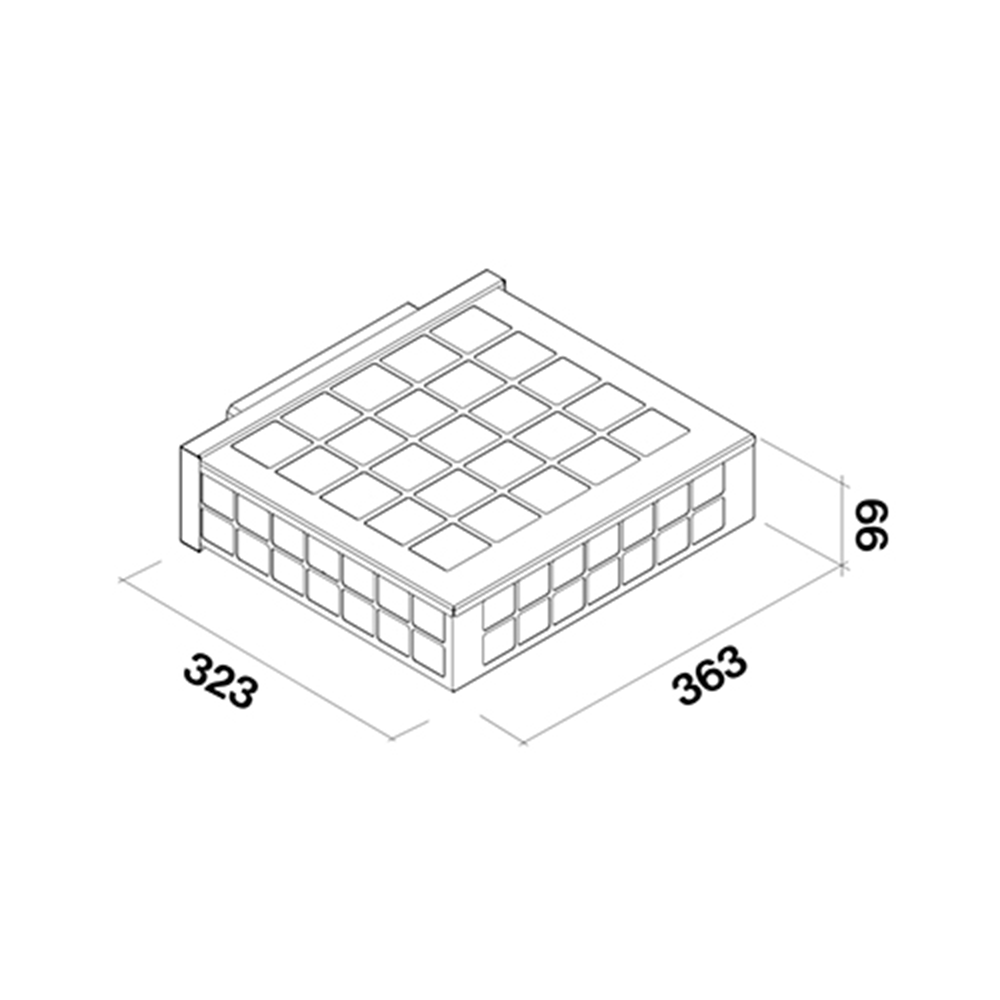 Falmec Starterset Recirculatie Carbon.Zeo KACL.930 / DOWN DRAFT
