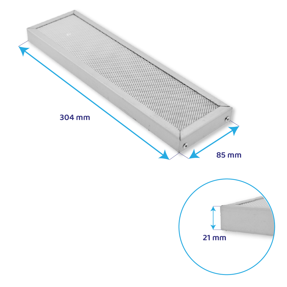 Falmec Carbon.Zeo Regenereerbare Koolstoffilter KACL.931 / DOWNDRAFT (4St.)