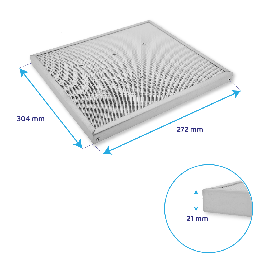 Falmec Carbon.Zeo Regenereerbare Koolstoffilter KACL.931 / DOWNDRAFT (4St.)