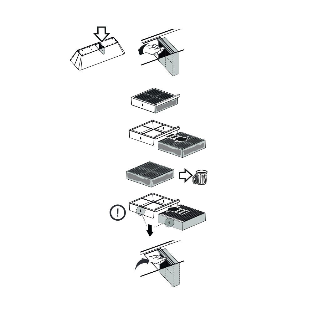 Elica HEPA-Koolstoffilter KIT0176157