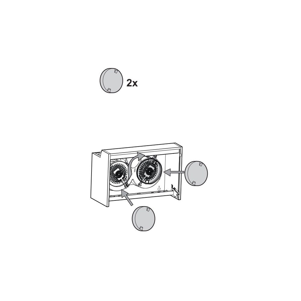 AEG Koolstoffilter MCFE39 / 9029801421 (2St.)