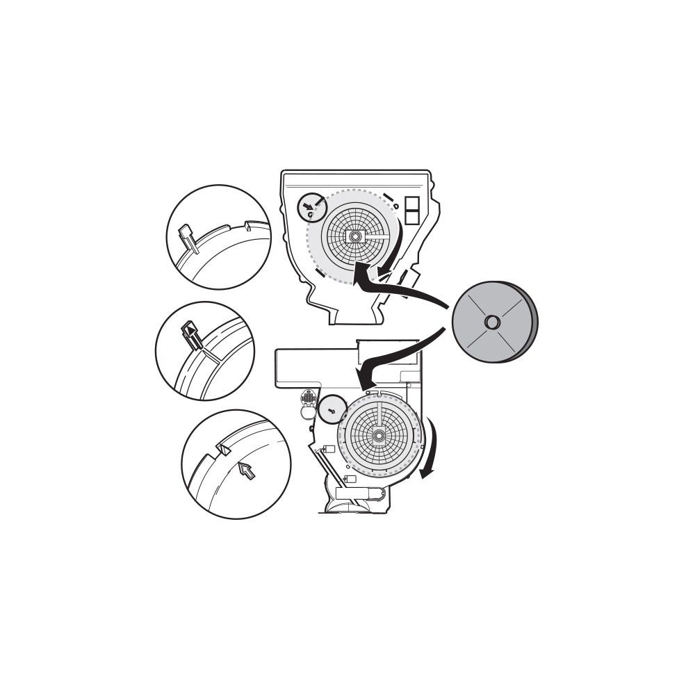 Hotpoint-Ariston Koolstoffilter 484000008609 / CHF30 / FAC309