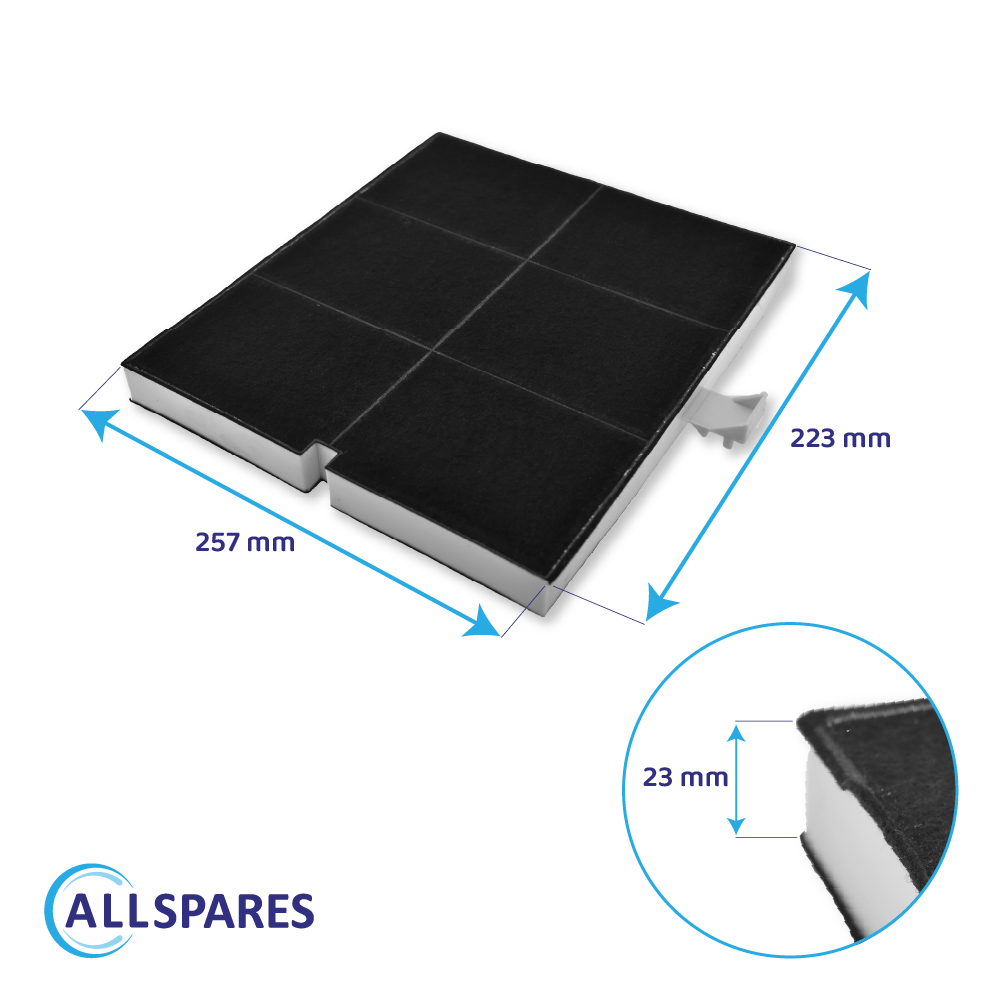 Koolstoffilter geschikt voor 00361047 / DHZ5136 / Z5117X1 / LZ52050