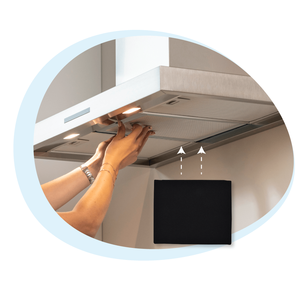 Longlife Koolstoffilter geschikt voor Indesit DKF43 / CFW020/1