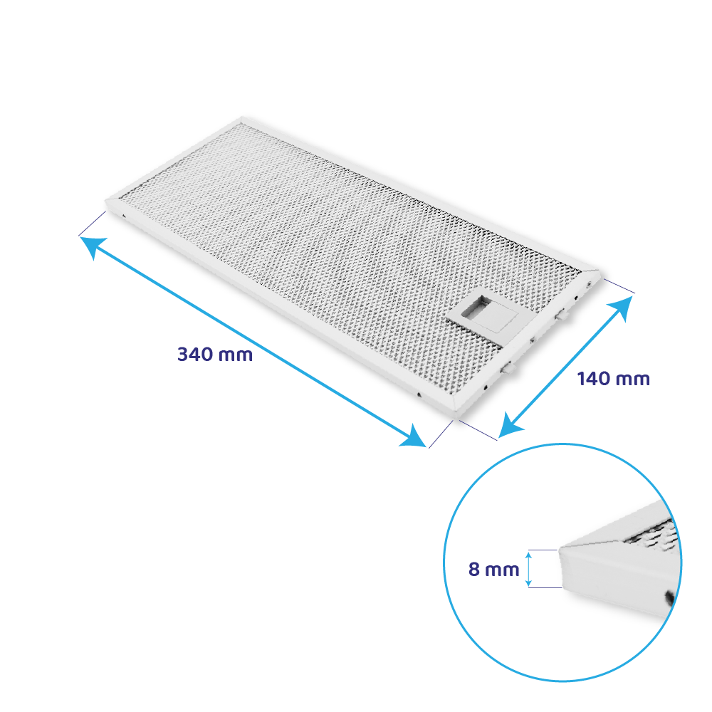 Balay Metaalfilter 340x140mm 11022471