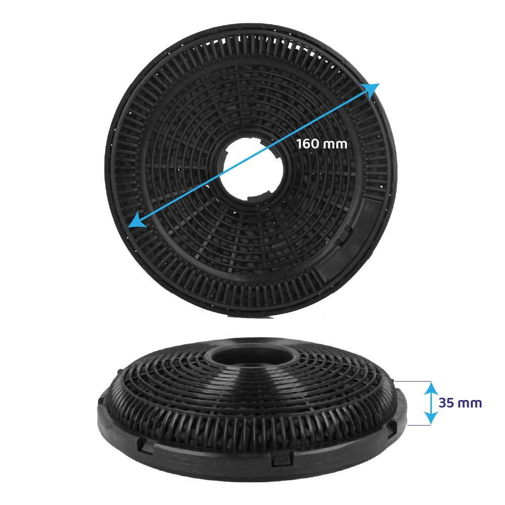 Beko Koolstoffilter 9197068268 (2st.)