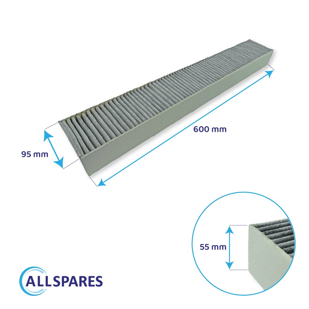 CleanAir Koolstoffilter geschikt voor Gaggenau CA282110 / 17000822