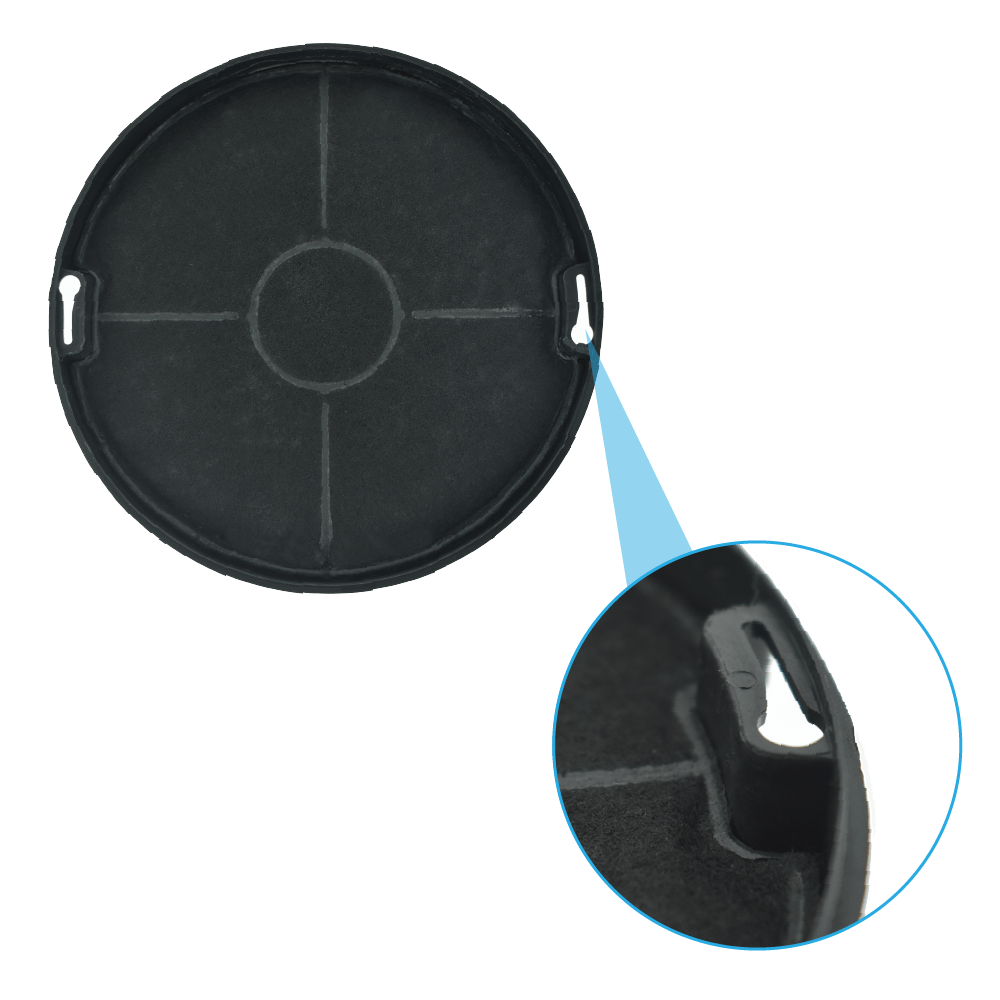 Koolstoffilter geschikt voor Gorenje 273829 / AH019 / AFC012 (2st.)