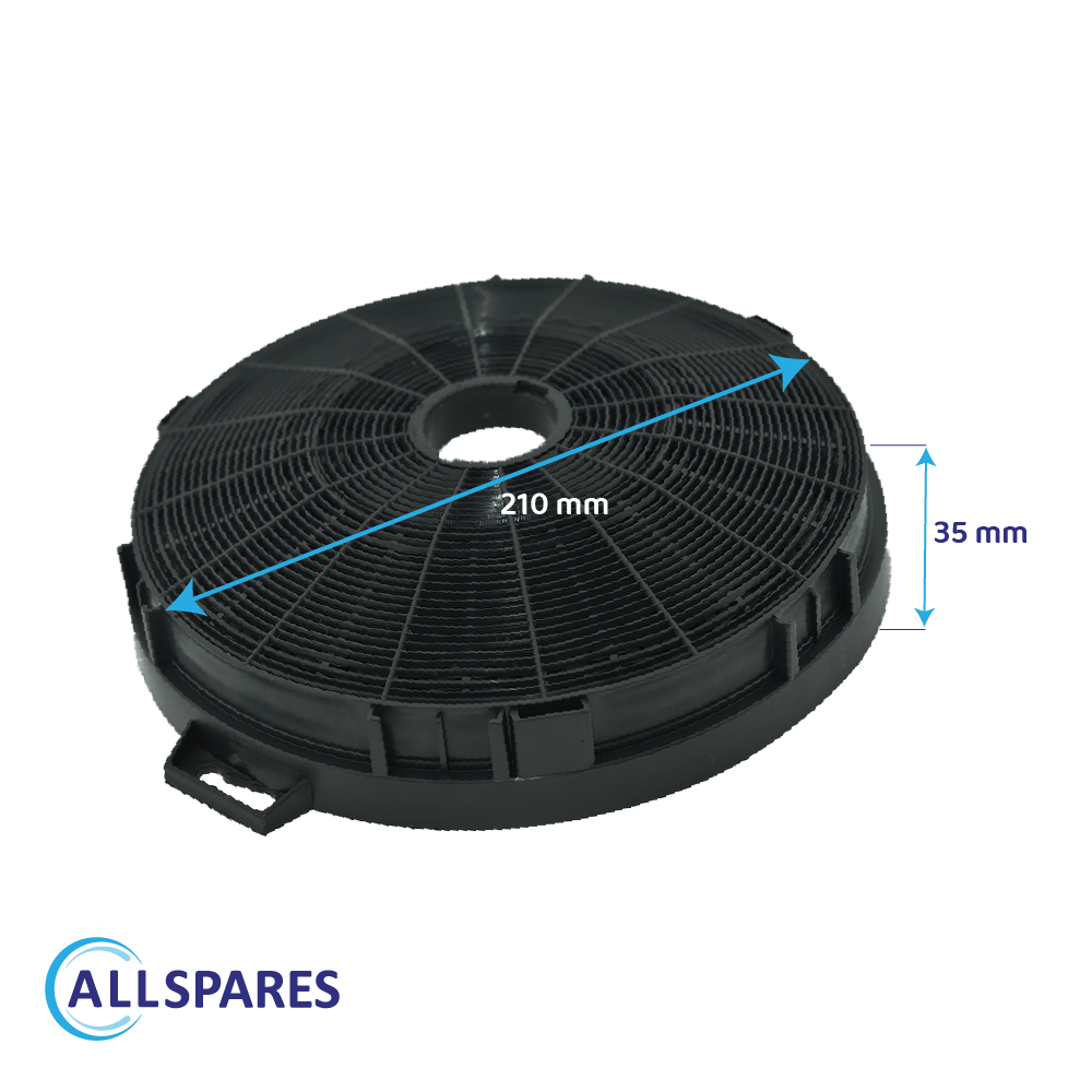 Koolstoffilter geschikt voor Galvamet X39.C90 / X37.C90 / X36.90 / X37.90 (2St.)