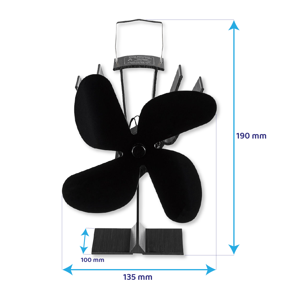HI Kachelventilator voor Houtkachel