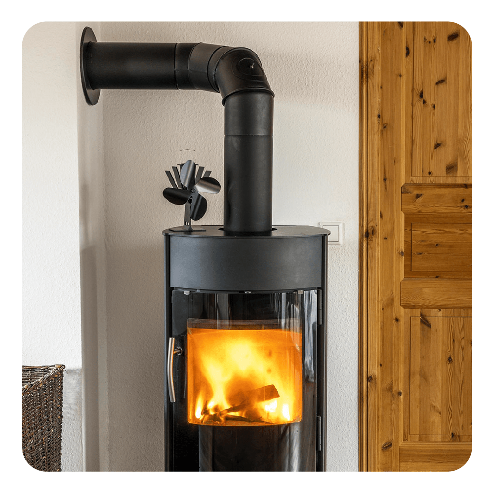 HI Kachelventilator voor Houtkachel