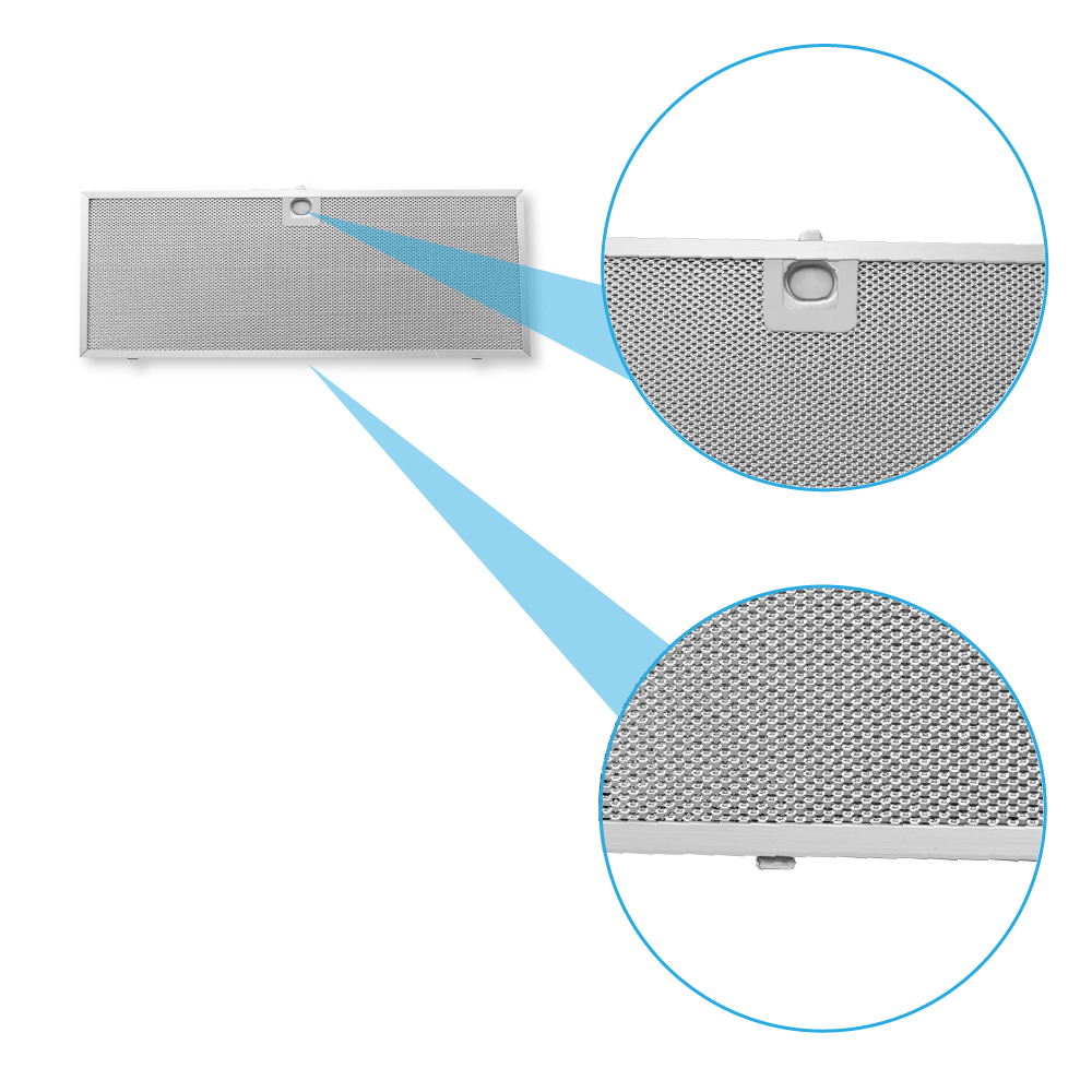 Electrolux Metaalfilter 160x424mm 50286533000 (2st.)