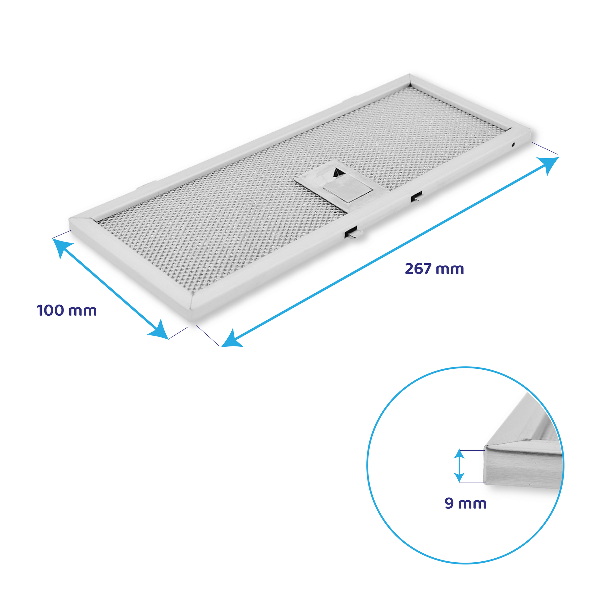 Airforce Metaalfilter 100x267mm AFCGF12990