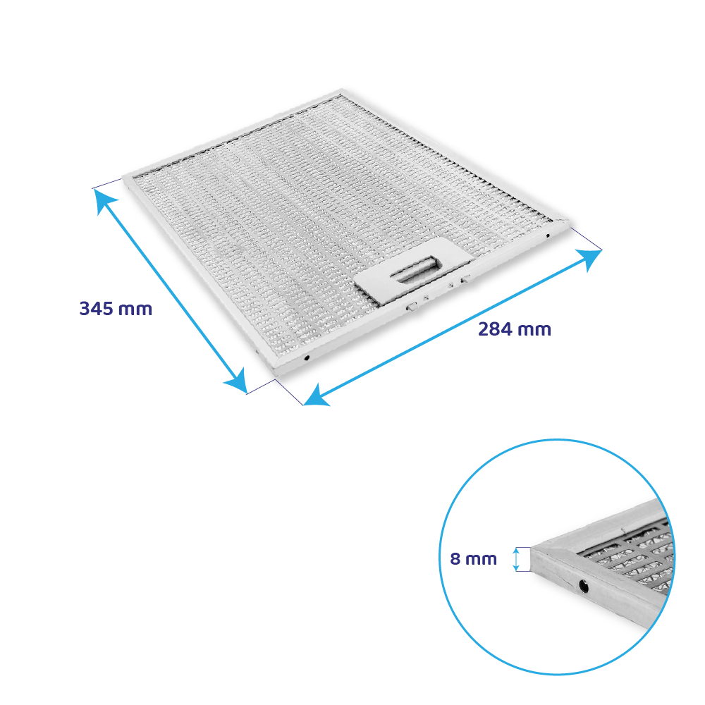 Teka Metaalfilter 345x284mm 81460190