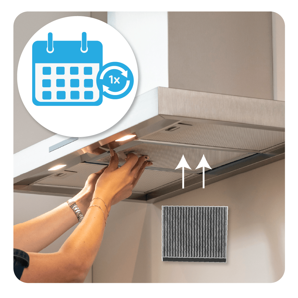 Blaupunkt CleanAir Koolstoffilter 17006595 voor schachtbreedte van 260 mm