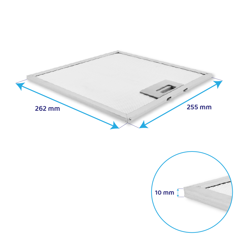 Silverline Metaalfilter 262x255mm YT142.2240.01