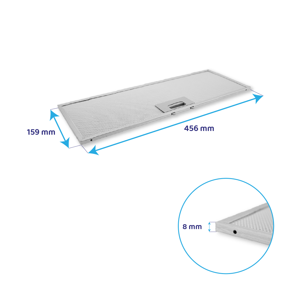 Bosch Metaalfilter 456x159mm 11004992
