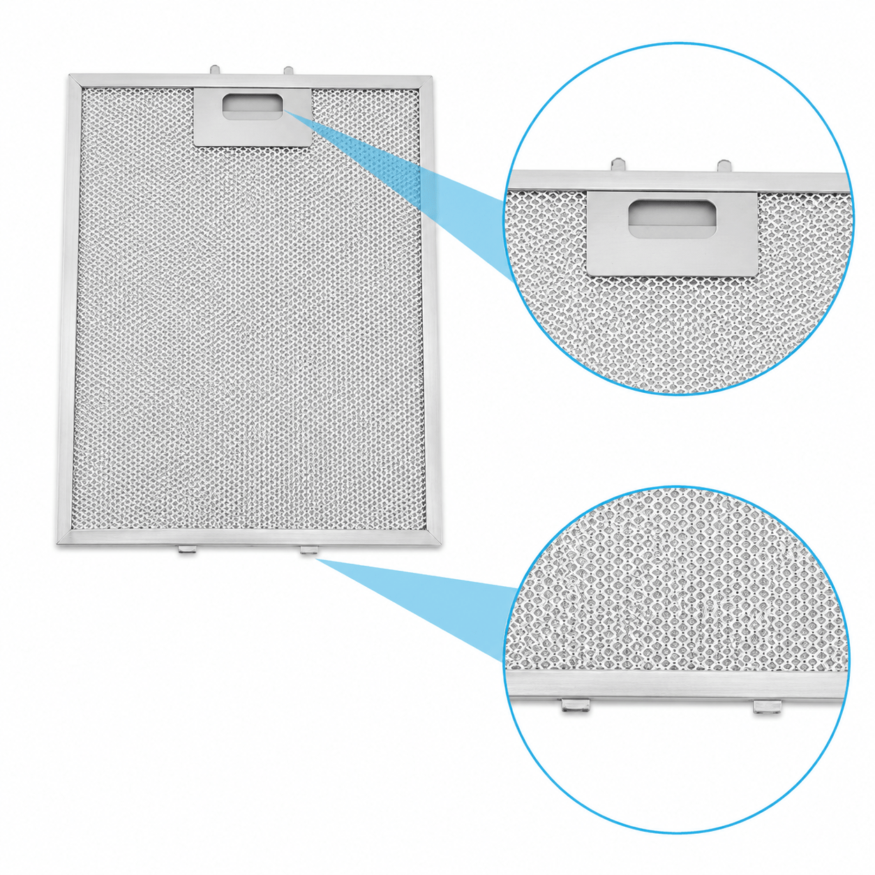 Indesit Metaalfilter 305x267mm 480122102168