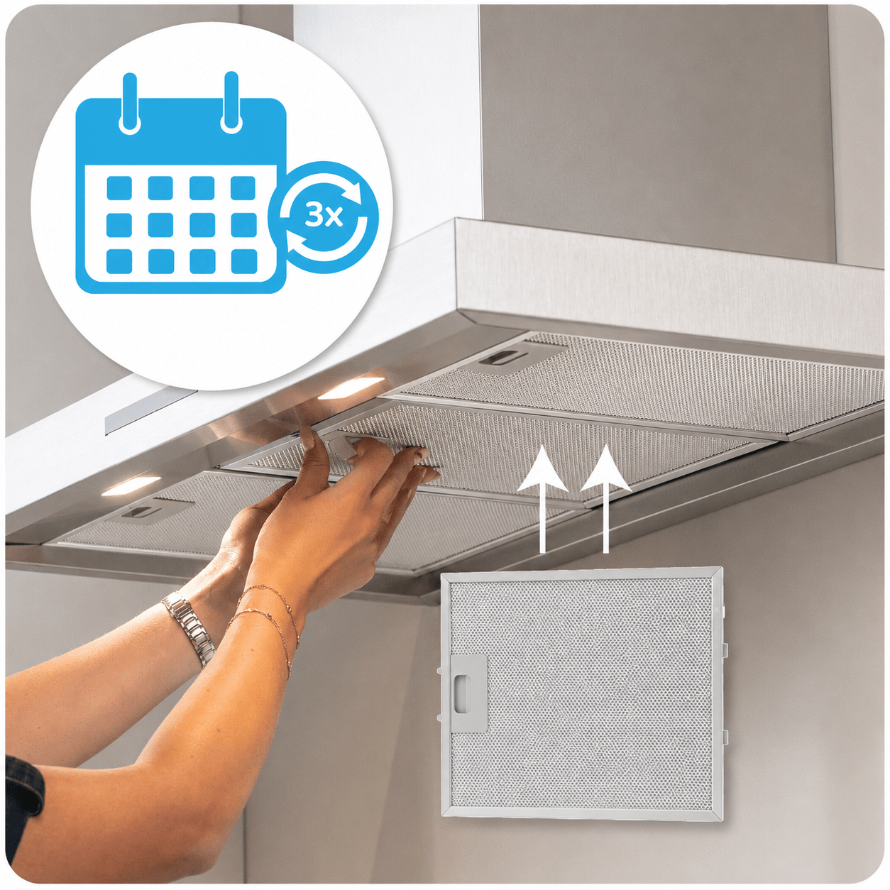 Electrolux Metaalfilter 305x267mm 4055250429