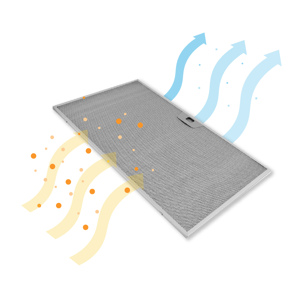 Metaalfilter 506x300mm geschikt voor Electrolux 4055135349