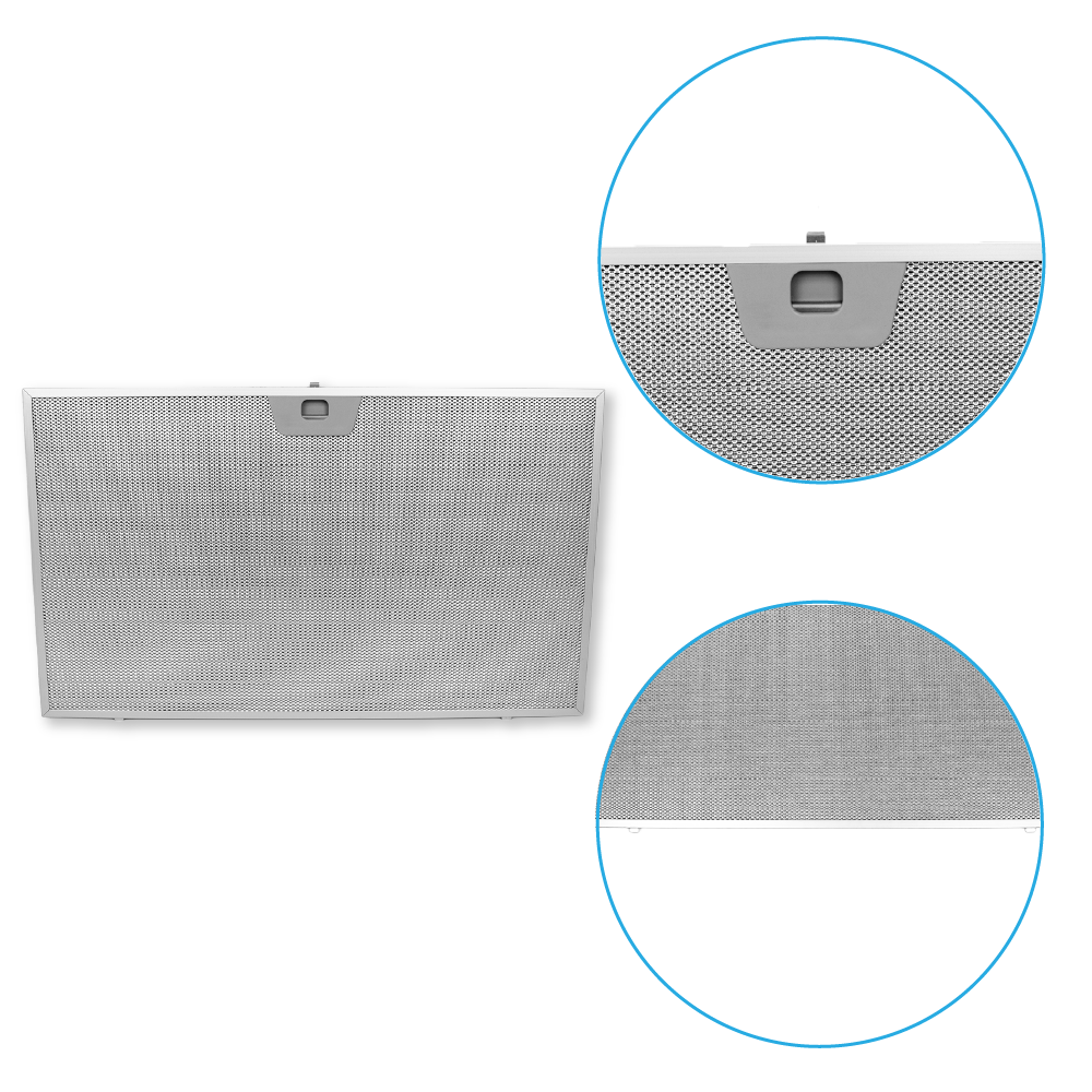 Metaalfilter 506x300mm geschikt voor Franke 1330059015