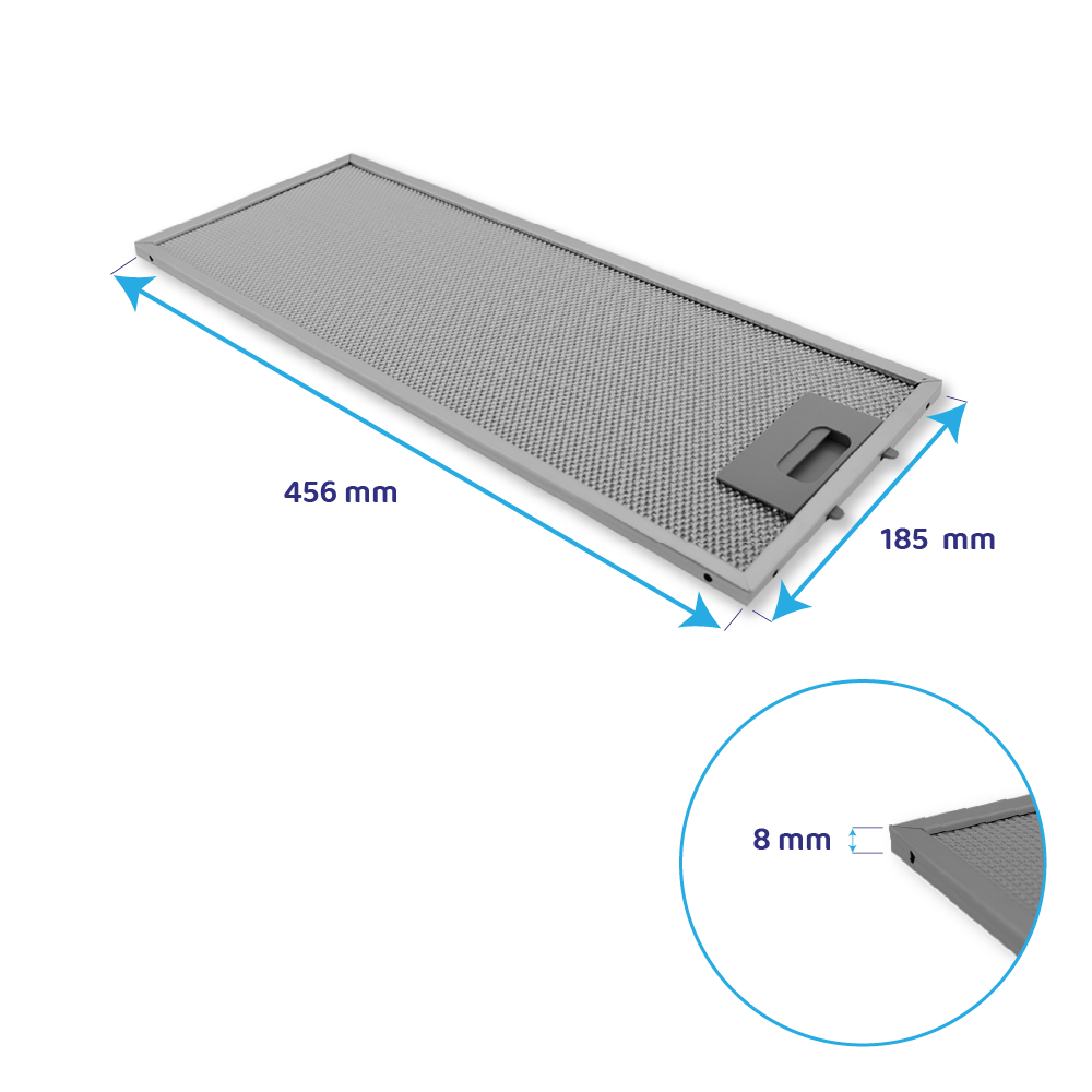 Koolstoffilter (4st.) + Metaalfilter (2st.) geschikt voor Essential B EHT601/601S