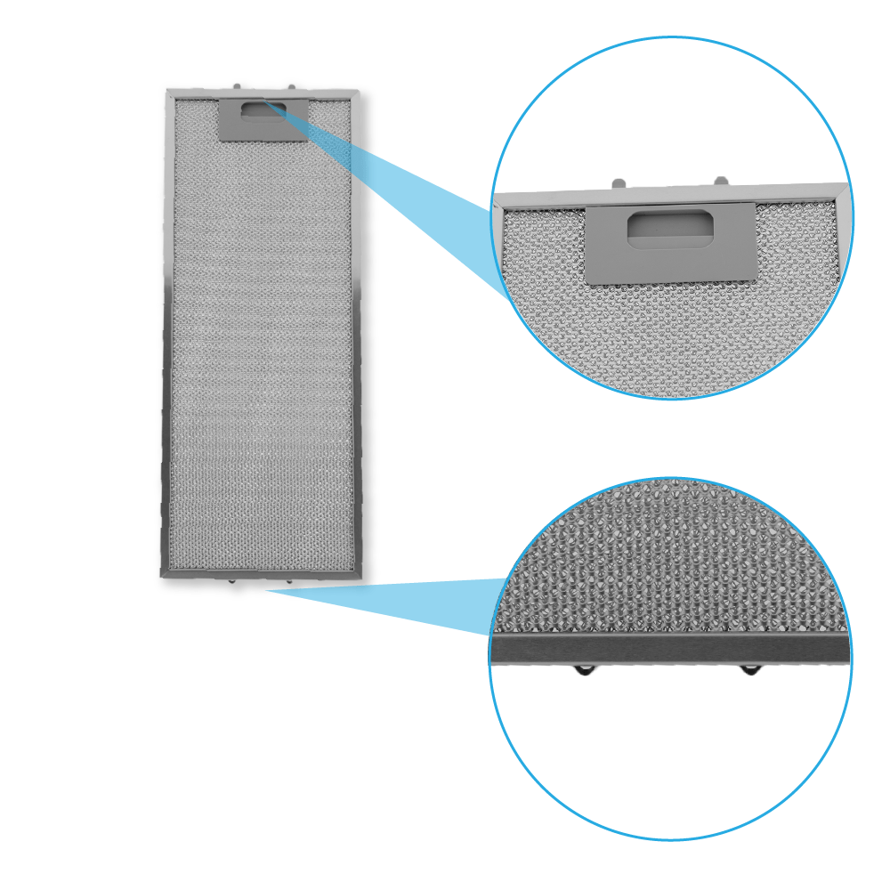 Koolstoffilter (4st.) + Metaalfilter (2st.) geschikt voor Essential B EHT601/601S