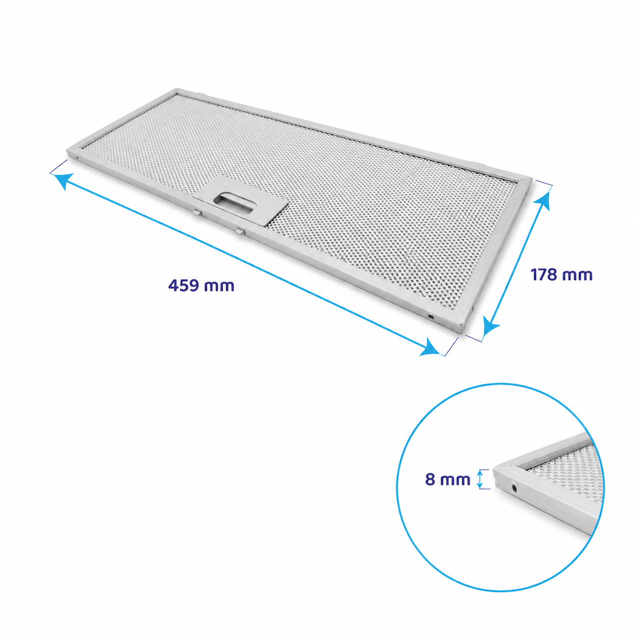 Faure Metaalfilter 178x460mm 4055379723