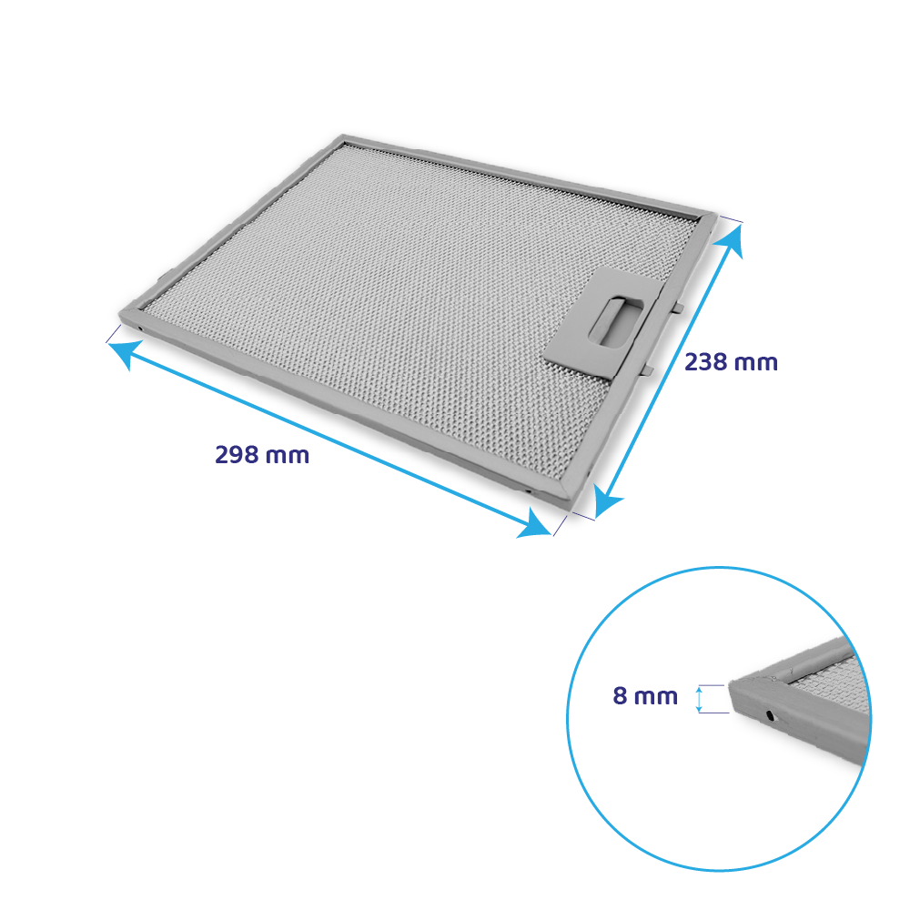 Electrolux Metaalfilter 298x238mm 4055468278