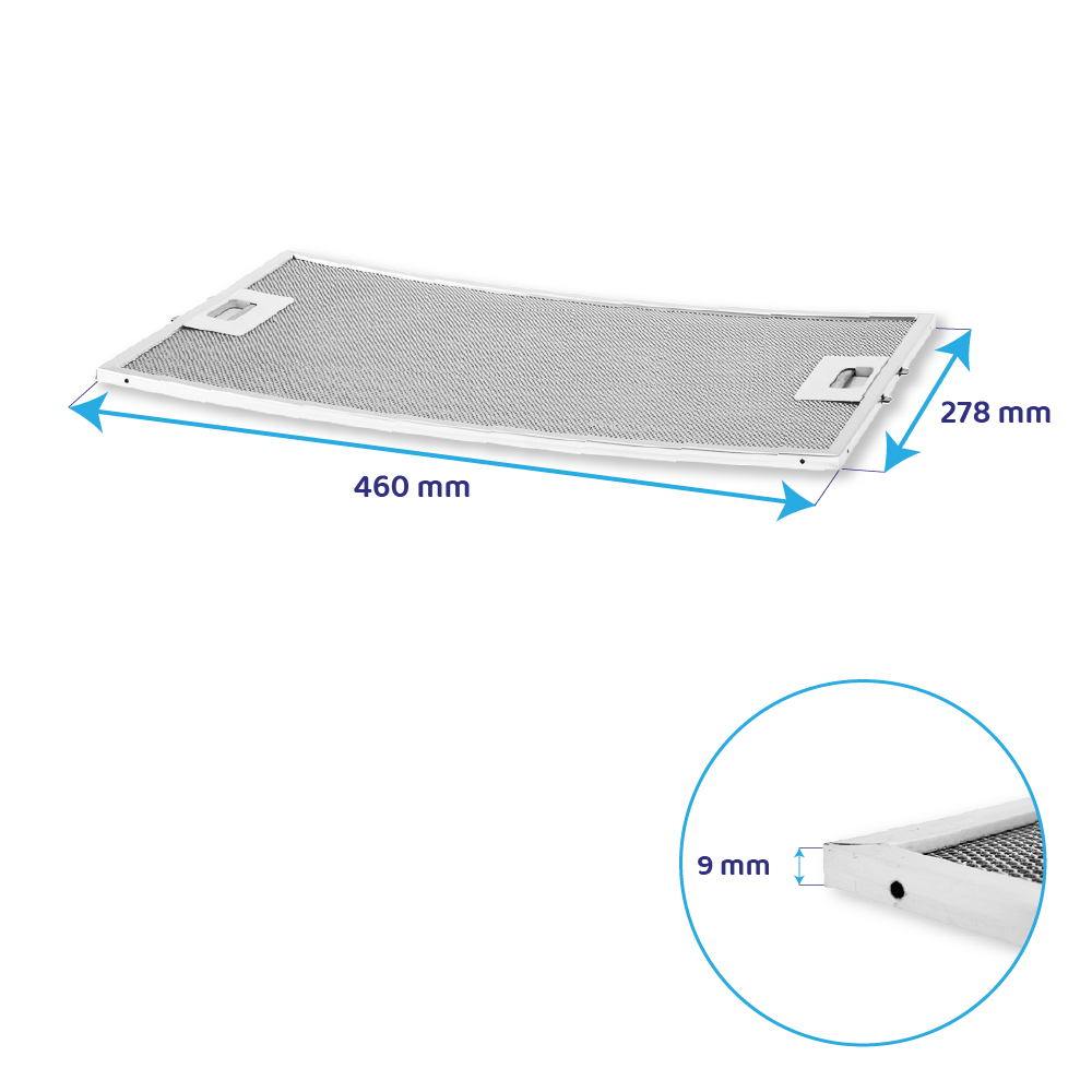 Neff Metaalfilter 460x277mm 213771 / 00213771